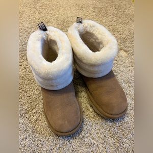 Ugg Faux Fur Boots in Brown